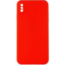 Силіконовий чохол Candy Full Camera для Apple iPhone XS Max (6.5") Червоний / Red