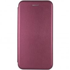 Шкіряний чохол (книжка) Classy для Samsung Galaxy A21s Бордовий
