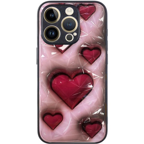 TPU+PC чохол Prisma Plushie для Apple iPhone 15 Pro Max (6.7") Hearts