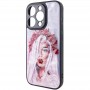 TPU+PC чохол Prisma Ladies для Apple iPhone 14 Pro (6.1") Ukrainian Girl