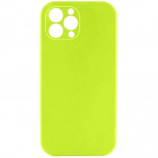 Чохол Silicone Case Full Camera Protective (AA) NO LOGO для Apple iPhone 12 Pro (6.1") Кислотный / Acid
