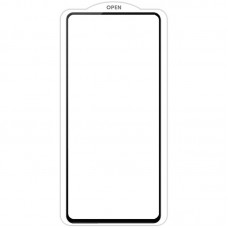 Захисне скло SKLO 5D (тех.пак) для Samsung Galaxy S22 Чорний / Біла підкладка
