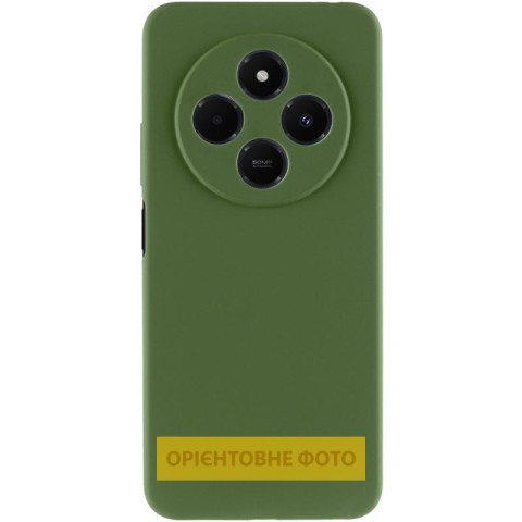 Чохол Silicone Cover Ummi Lakshmi Full Camera (AA) для Xiaomi Redmi A5 (Europe version) Зелений / Dark green