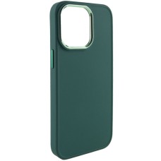 TPU чохол Bonbon Metal Style для Apple iPhone 14 Pro (6.1") Зелений / Pine green