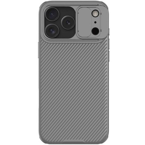 Карбонова накладка Nillkin CamShield Pro для Apple iPhone 17 Pro (6.3") Titanium gray