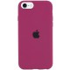 Чохол Silicone Case Full Protective (AA) для Apple iPhone SE (2020) / 7 / 8 (4.7") Бордовий / Maroon