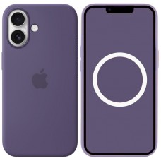 Чохол Silicone case (AAA) with Magsafe and Animation для Apple iPhone 17 (6.3") Purple Fog