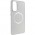 TPU чохол Bonbon Metal Style with MagSafe для Samsung Galaxy S22 Білий / White