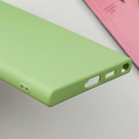 Чохол Silicone Cover Lakshmi Full Camera (A) для Samsung Galaxy S24 Ultra Зелений / Pistachio