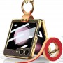 Кожаный чехол GKK with ring and strap для Samsung Galaxy Z Flip5