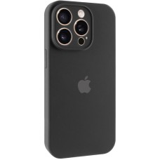 Чохол Silicone Case Full Camera Protective (AA) для Apple iPhone 13 Pro (6.1") Чорний / Black