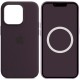 Чохол Silicone case (AAA) with Magsafe and Animation для Apple iPhone 14 Pro Max (6.7") Фіолетовий / Elderberry
