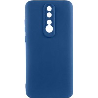 Чохол TPU GETMAN Liquid Silk Full Camera для Xiaomi Redmi 8 Синій / Navy Blue