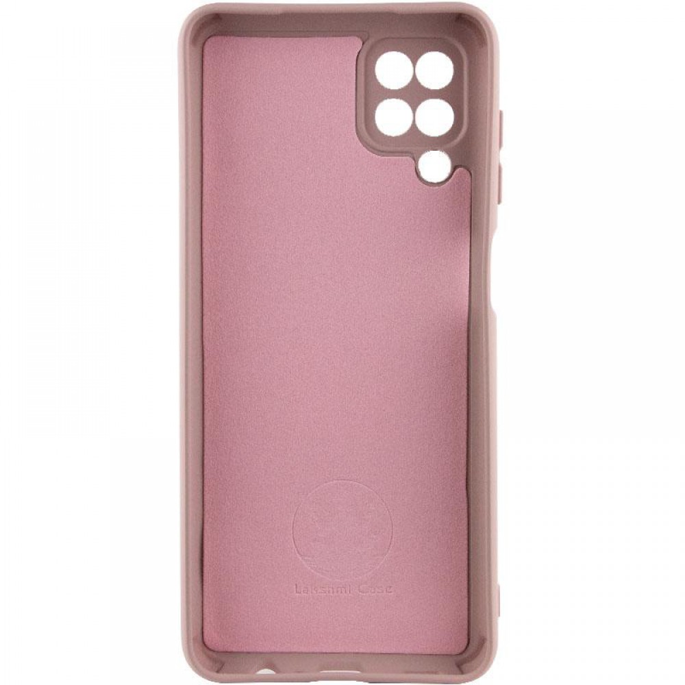 Чохол Silicone Cover Ummi Lakshmi Full Camera (AA) для Samsung Galaxy A12 Рожевий / Pink Sand