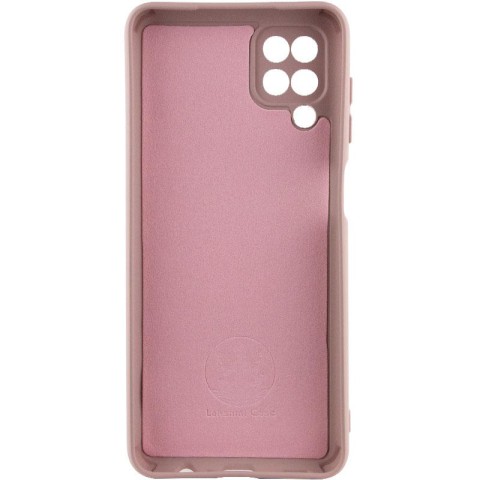 Чохол Silicone Cover Ummi Lakshmi Full Camera (AA) для Samsung Galaxy A12 Рожевий / Pink Sand