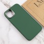 TPU чохол Bonbon Metal Style для Apple iPhone 12 Pro / 12 (6.1") Зелений / Army green