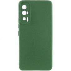 Чохол Silicone Cover Lakshmi Full Camera (A) для Xiaomi Poco F5 Pro Зелений / Dark green