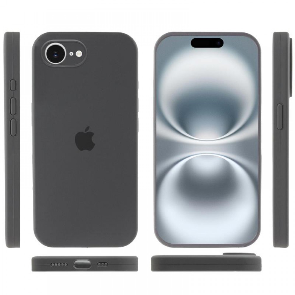 Чехол Silicone Case Full Camera Protective (AA) для Apple iPhone 16e (6.1")