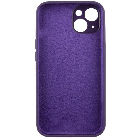Чохол Silicone Case Full Camera Protective (AA) NO LOGO для Apple iPhone 13 (6.1") Фіолетовий / Elderberry