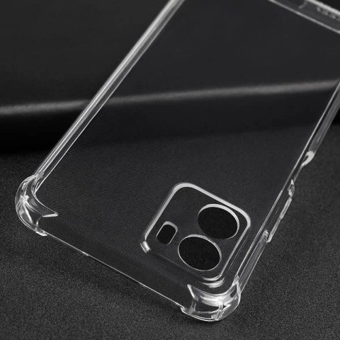 TPU чохол GETMAN Ease logo посилені кути Full Camera для Vivo Y15s Безбарвний (прозорий)