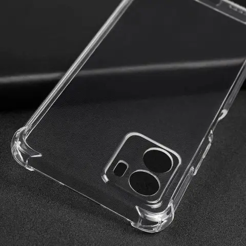 TPU чохол GETMAN Ease logo посилені кути Full Camera для Vivo Y15s Безбарвний (прозорий)