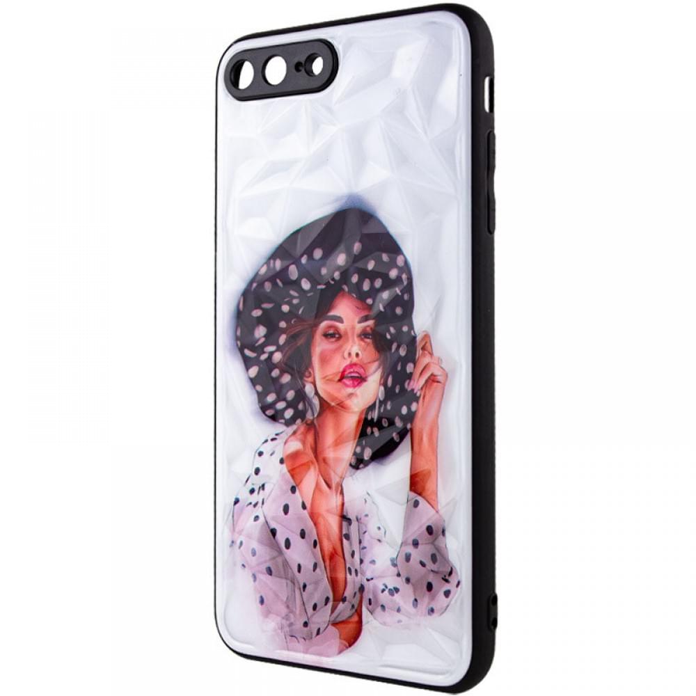 TPU+PC чохол Prisma Ladies для Apple iPhone 7 plus / 8 plus (5.5") Girl in a hat
