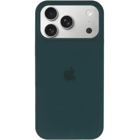 Чохол Silicone Case Full Protective (AA) для Apple iPhone 17 Pro Max (6.9") Зелений / Forest green