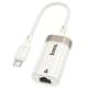 Перехідник Hoco UA41B Crystal Type-C to RJ45 100 Mbs (0.15m) Apricot