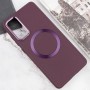 TPU чохол Bonbon Metal Style with MagSafe для Samsung Galaxy A35 Бордовий / Plum