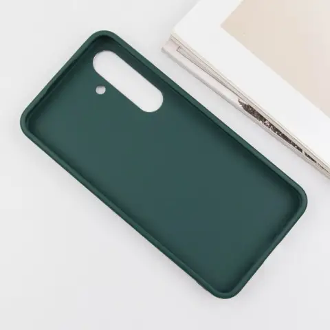 TPU чохол Bonbon Metal Style для Samsung Galaxy S23 Зелений / Pine green