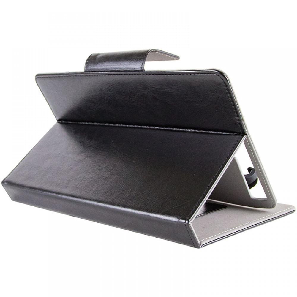 Универсальный кожаный чехол-книжка для планшета 7-8"