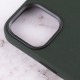 Чохол Silicone case (AAA) with Magsafe and Animation для Apple iPhone 12 Pro / 12 (6.1") Зелений / Cyprus Green
