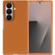 Шкіряний чохол Leather Case (AAA) для Samsung Galaxy Z Fold7 Tan