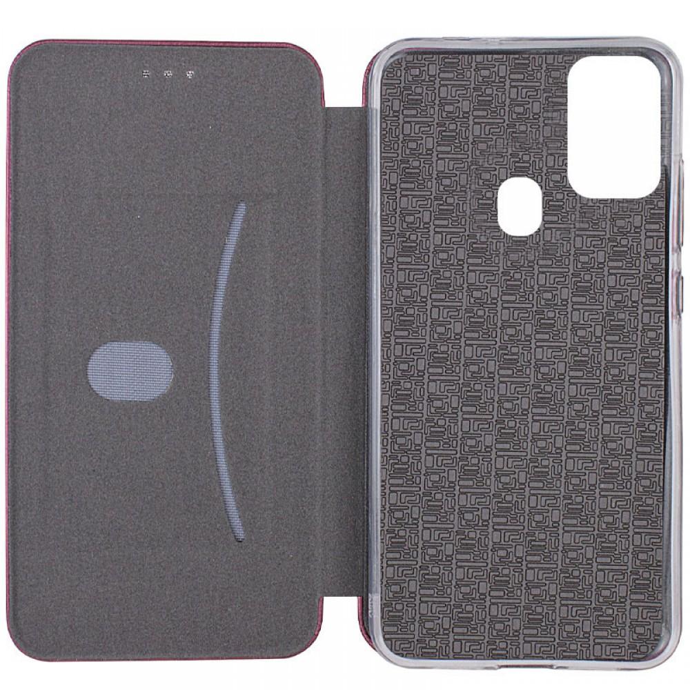 Шкіряний чохол-книжка Classy для Samsung Galaxy A21s Бордовий Шкіряний чохол-книжка Classy для Samsung Galaxy A21s Бордовий