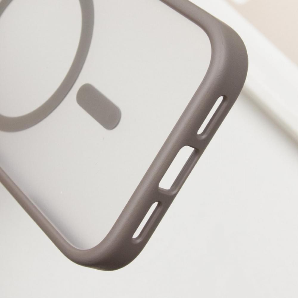 TPU+PC чехол Metal Buttons with MagSafe для Apple iPhone 16 (6.1")
