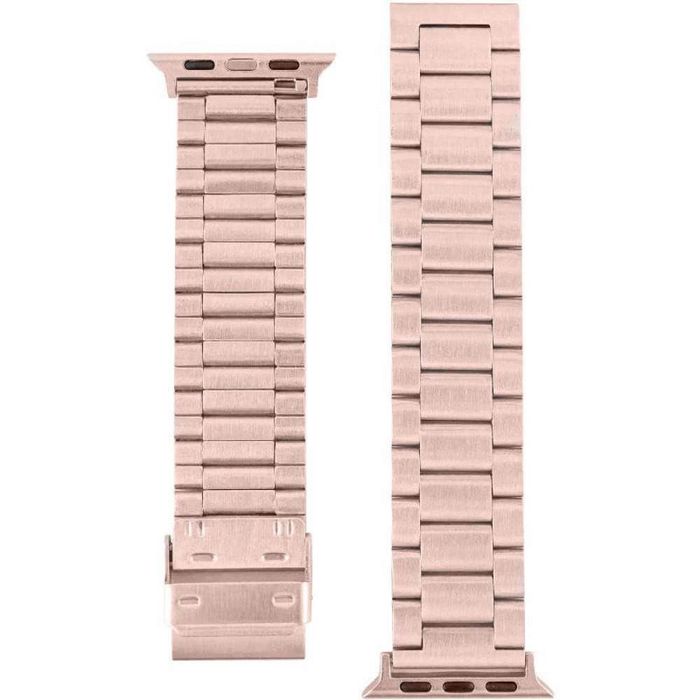 Ремінець Steel Elegance для Apple Watch 42(ser.1-3)/44/45/46/49mm Rose Gold
