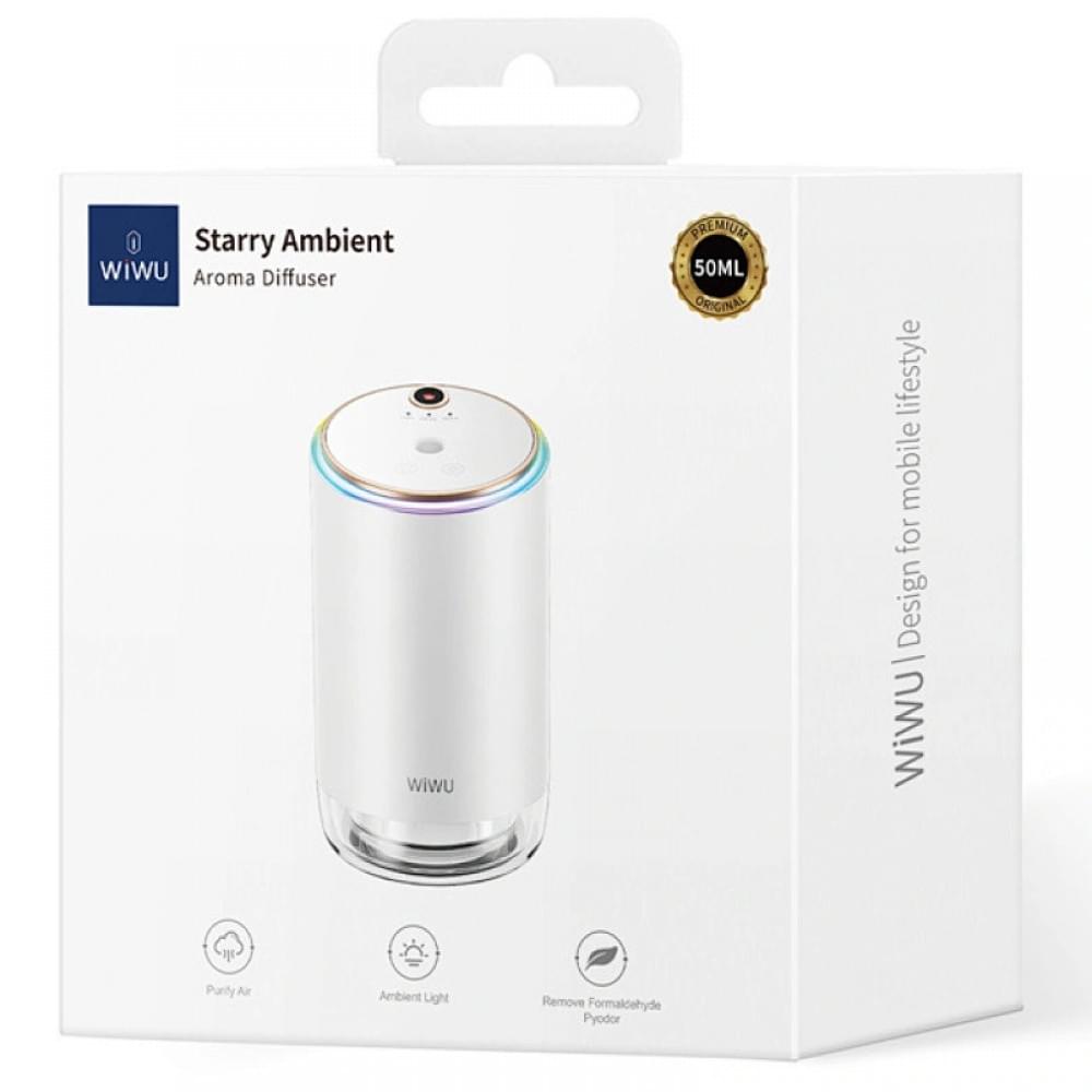 Зволожувач повітря WIWU Wi-AR003 Starry Ambient з арома-диффузором White