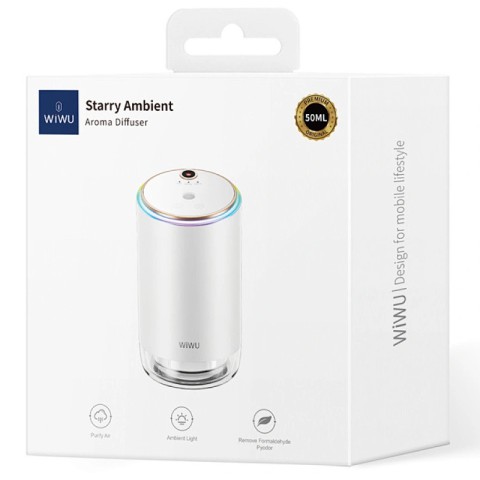 Зволожувач повітря WIWU Wi-AR003 Starry Ambient з арома-диффузором White
