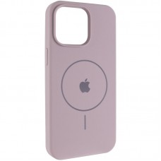 Чохол Silicone Case Full Protective (AA) V2 with MagSafe для Apple iPhone 15 (6.1") Сірий / Lavender