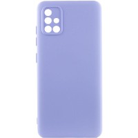 Чохол Silicone Cover Ummi Lakshmi Full Camera (AA) для Samsung Galaxy A71 Бузковий / Dasheen