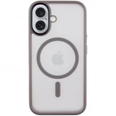 TPU+PC чехол Metal Buttons with MagSafe для Apple iPhone 16 (6.1")