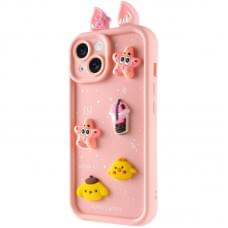 Чехол TPU Toys Case with Ears для Apple iPhone 14 (6.1")