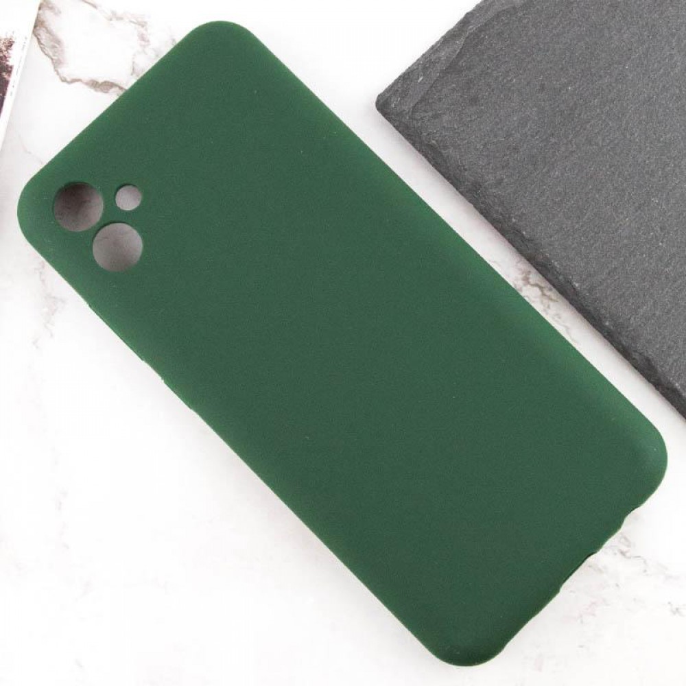 Чохол Silicone Cover Lakshmi Full Camera (AAA) для Samsung Galaxy A07 Зелений / Cyprus Green