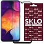 Захисне скло SKLO 3D (full glue) для Samsung A20 / A30 / A30s / A50/A50s/M30 /M30s/M31/M21/M21s Чорний