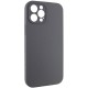 Чохол Silicone Case Full Camera Protective (AA) NO LOGO для Apple iPhone 12 Pro (6.1") Сірий / Dark Gray