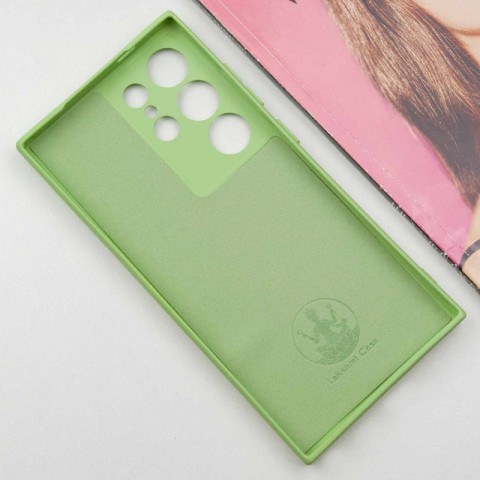 Чохол Silicone Cover Lakshmi Full Camera (A) для Samsung Galaxy S24 Ultra Зелений / Pistachio