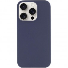 Чохол Silicone Case Full Protective (AA) NO LOGO для Apple iPhone 15 Pro Max (6.7") Темно-синій / Midnight blue
