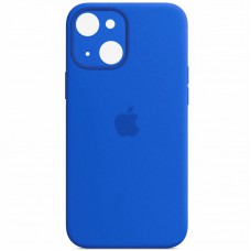 Чохол Silicone Case Full Camera Protective (AA) для Apple iPhone 13 (6.1") Синій / Capri Blue / PVH