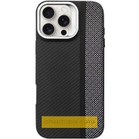 TPU чохол Pixel Craft with MagSafe для Apple iPhone 17 (6.3") Carbon Line