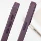 Шкіряний чохол SnapCase with MagSafe для Apple iPhone 13 / 14 (6.1") Dark Purple